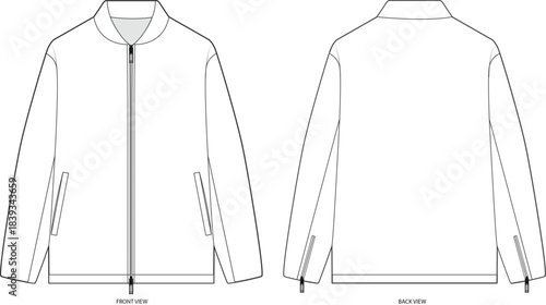 vector sketch of a JACKET