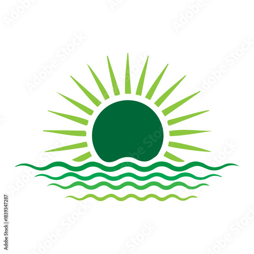 Sun Over Water Symbol