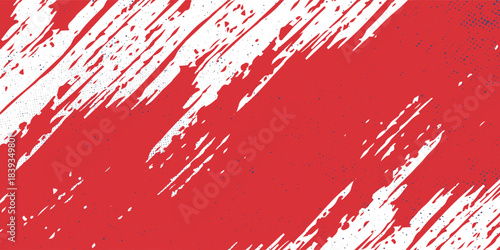 Abstract Pixelated Red And Blue Pattern With Diagonal Flows And Textured Gradients, Creating A Dynamic Visual Composition