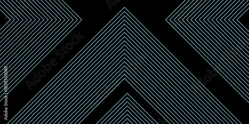 This abstract blue techno background overlaps in a dark space