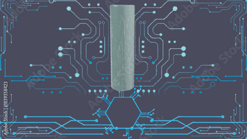 printed circuit board with processor