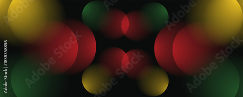 gradient background blue light purple colorBubble circle Pattern Background Red Yellow and Green, Reggae Color