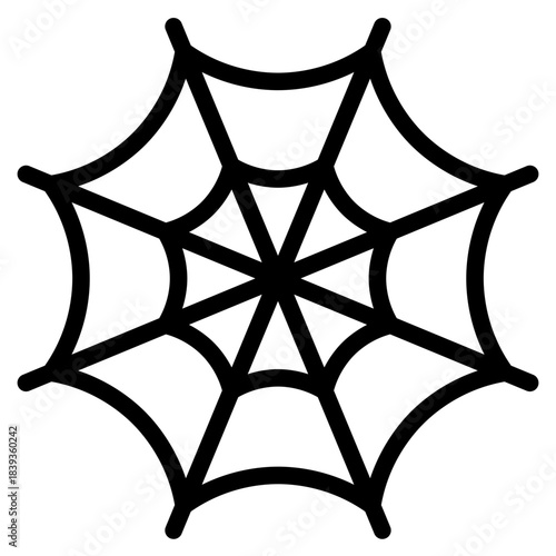 Spider outline icon vector design illustrator