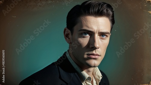 Wallpaper Mural portrait of a handsome young man Torontodigital.ca