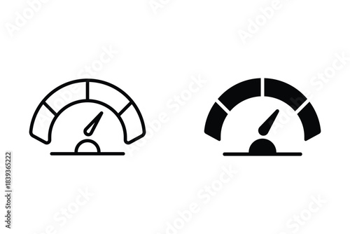 AdobEngine performance icon, vector illustration on white backgrounde Illustrator Artwork