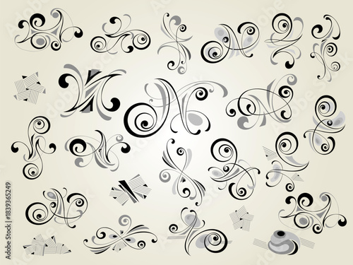 6509.eps  seamless pattern with floral elements