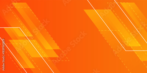 Abstract minimal orange background with geometric creative and minimal gradient concepts,