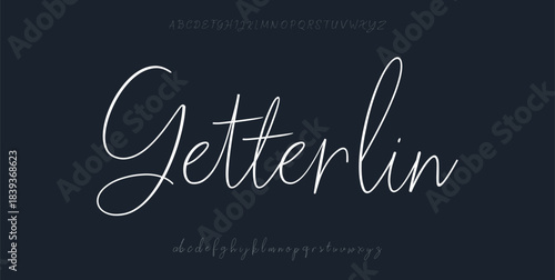 A smooth and elegant monoline script font with a soft, natural handwritten charm.