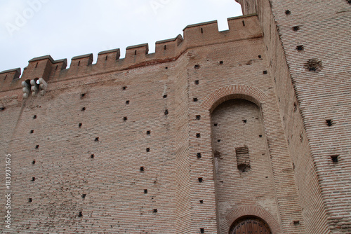 medieval castle (la mota castle) in medina del campo in spain 
