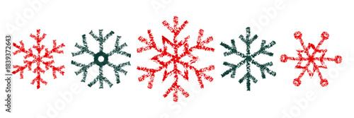 Hand drawn Minimal Snowflake Ornament Illustration for winter themes, holiday graphics, banners, and festive decorative designs.