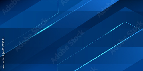 Abstract dark blue overlap shadow and lights background. Papercut template vector with straight line and shadow. Dark blue background with trendy pattern design. Eps10 vector