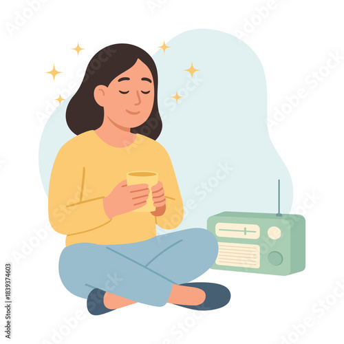 World Radio Day Broadcasting and Communication Illustration