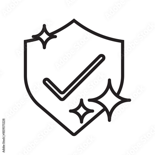 Laundry line icon. hygienic line icon. 