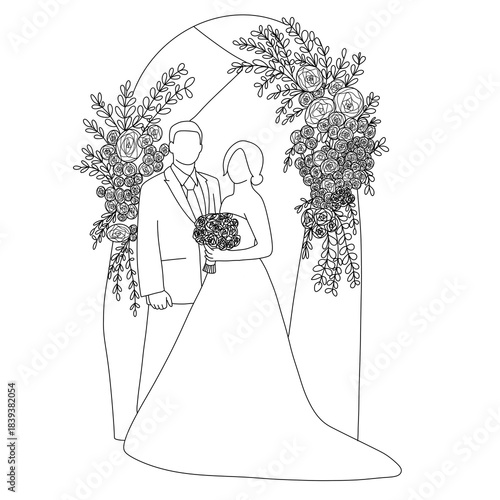 wedding bouquet of flowers
