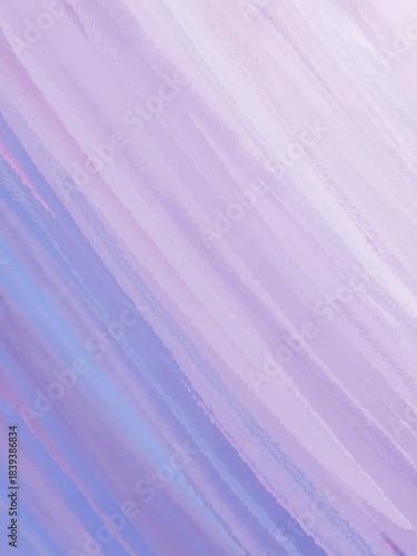 Aquarelle drawing ultraviolet gradient soft background. Cold lilac color vertical design