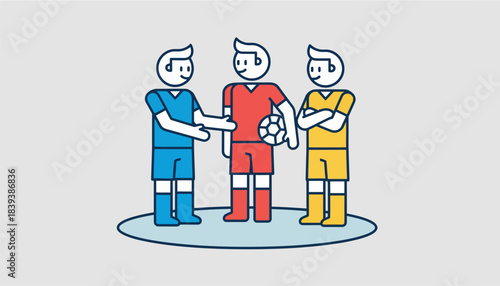 Players gathering for a postgame discussion reflecting on their performance and shared experiences.