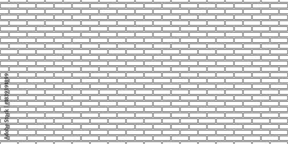 Obraz premium Texture brickwork block white concrete stucco isolated cement wall row urban interior limestone brick faced home and kitchen vintage wallpaper background.