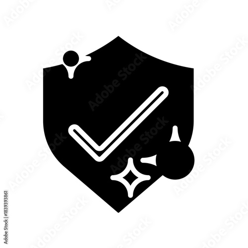 Laundry glyph icon. hygienic glyph icon. 