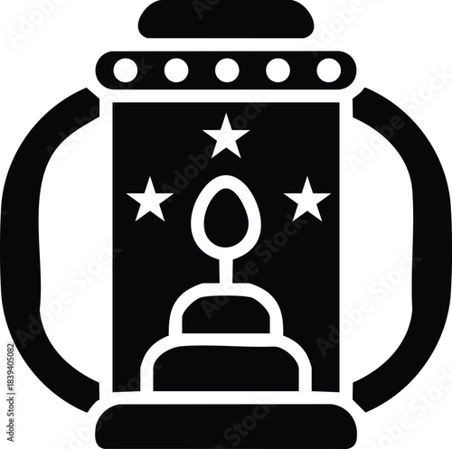 Chinese Festival Lamp Set Icon