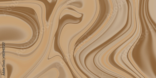 An illustration of an abstract background with brown colour. Liquid marbling paint texture background. Fluid painting abstract texture, Intensive color mix wallpaper. oil painting streaks and colorful
