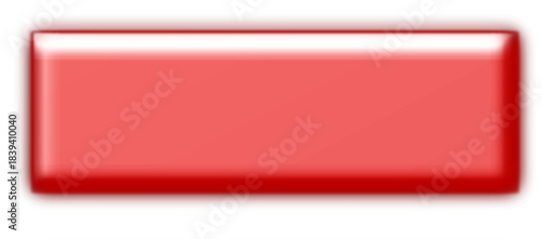 A glossy red rectangular button or banner with rounded corners and a subtle shadow effect, appearing as a UI element.