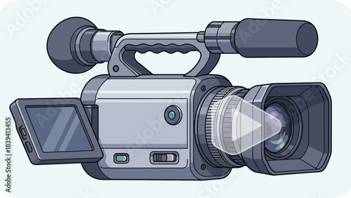 Movie Camera Illustration