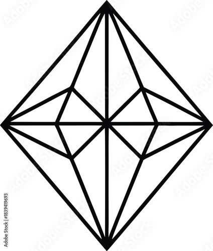 Geometric vector set with harsh structural minimalism