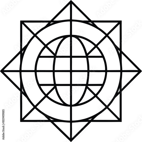 Grid composition using industrial vector elements
