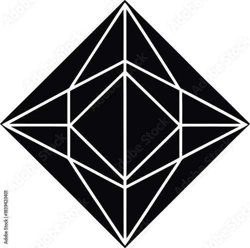 Layered brutalist geometry with overlapping opaqueness