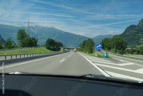Highway Through Mountains