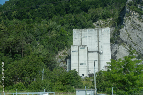 Concrete Facility in Mountains