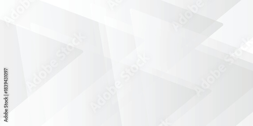 Abstract white and gray triangle arrow vector background. texture white pattern  for banner, wallpaper, cover Vector illustration .