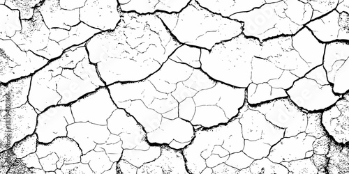 
modern black and white scratch and cracks grunge texture dust and distressed wall pattern white background..
