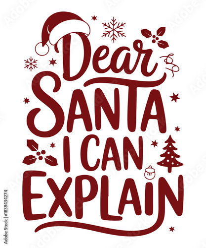 Dear santa i can explain design