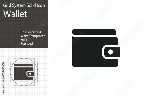 Simple icon representing a wallet, cash, or payment