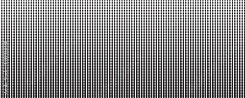 Set of halftone dots gradient pattern texture isolated on white background. Straight dotted spots using halftone circle dot raster texture. Vector blot half tone collection.