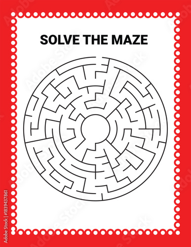 Labyrinth maze puzzle challenge
