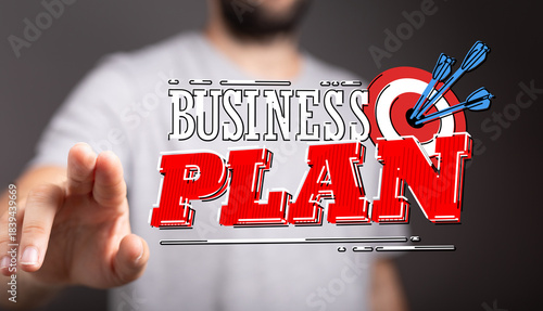 Business plan concept repre...