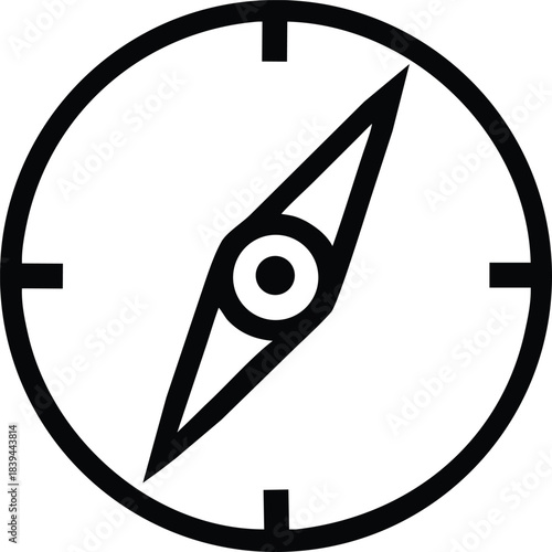 vector compass icon