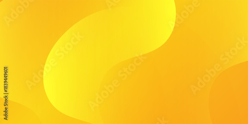 Yellow Abstract Minimalist Background with Geometric Elements, Modern trendy design in Vector Illustration