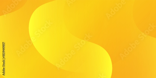 Yellow Abstract Minimalist Background with Geometric Elements, modern creative trendy design