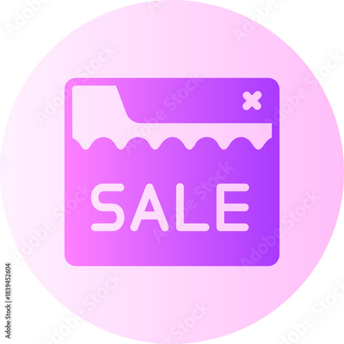 sale gradient icon