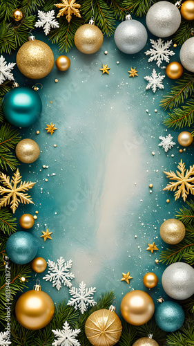 Christmas background for winter and New Year holidays. Festive winter landscape. poster, banner, flyer, background