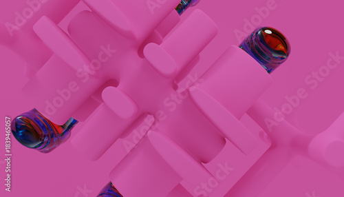 Fototapeta Naklejka Na Ścianę i Meble -  3d Abstract Design