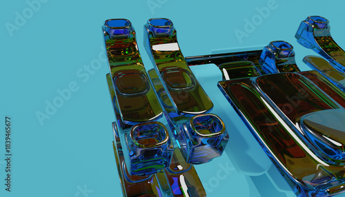 Fototapeta Naklejka Na Ścianę i Meble -  3d Abstract Design