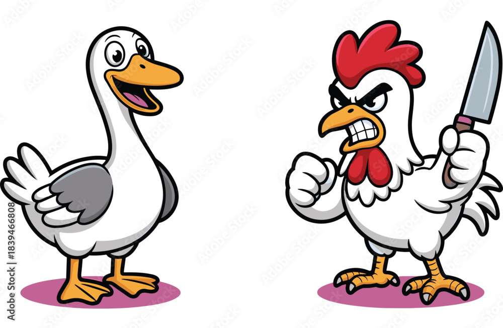 Fototapeta premium Cartoon Excavator Digger Construction Vehicle Set Coloring Page