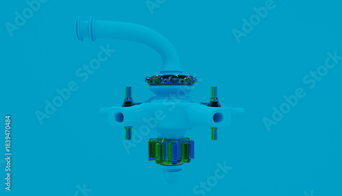 Fototapeta Naklejka Na Ścianę i Meble -  3d Abstract Design