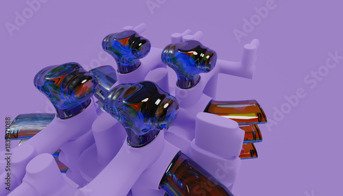 Fototapeta Naklejka Na Ścianę i Meble -  3d Abstract Design