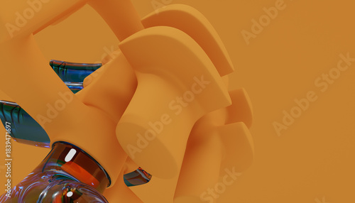 Fototapeta Naklejka Na Ścianę i Meble -  3d Abstract Design