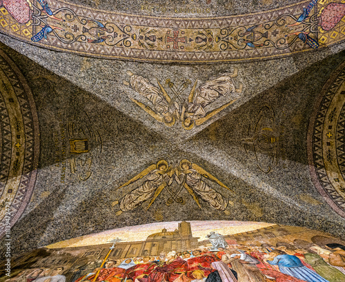 Crypt Ceiling Mosaic of Ascoli Piceno Cathedral